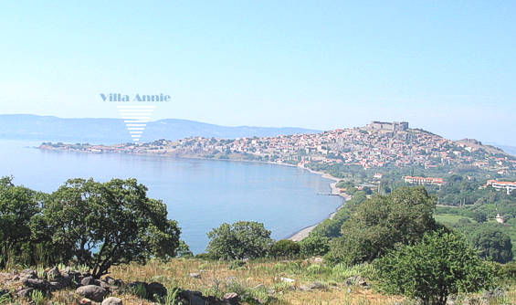 Panoramic views of Molivos (Mithymna)